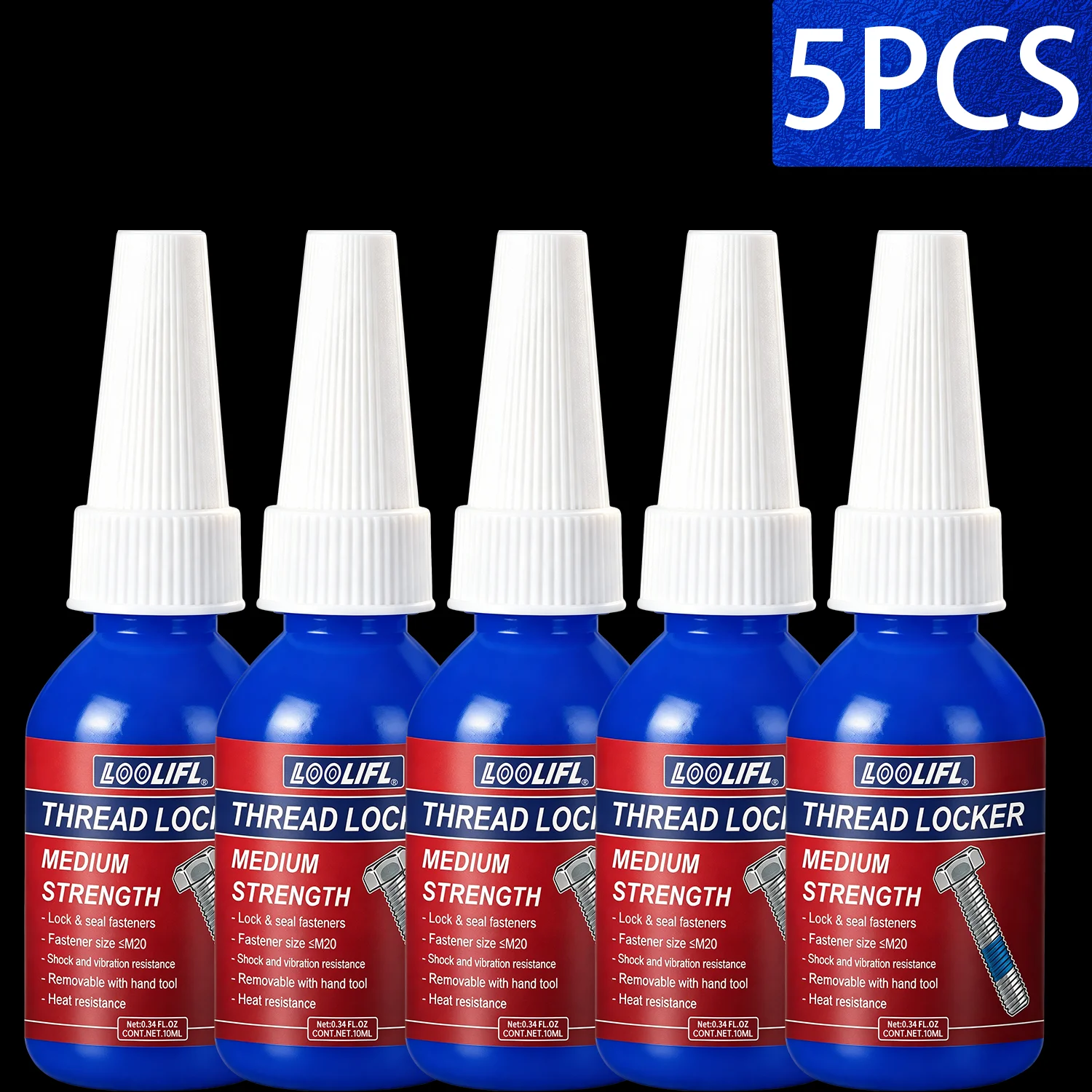 222 262 50ML 10G Schraubensicherungsmittel 243 Mittelfester Schraubenkleber Rostschutz Blaues Schraubensicherungsmittel Klebstoff Dichtmittel Klebstoffe Versiegelungsmittel