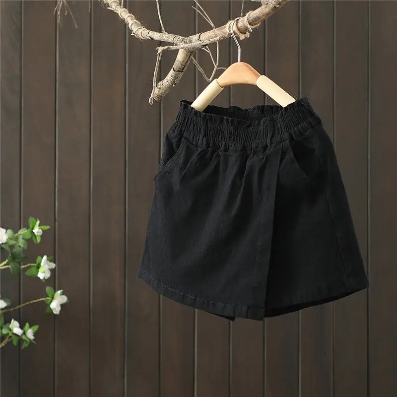 

Шорты женские, простые, асимметричные, повседневные, универсальные, летние, Ulzzang, свободные, женские, с карманами, стильная, с эластичной резинкой на талии, уличная одежда