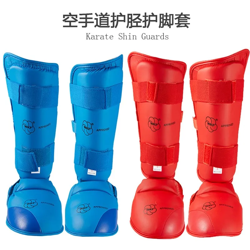 Karate Knee Warmer Taekwondo Shin Guard Boxing Gloves Shank Foot Protector Men Sports Socks Adult Kids Martial Arts Equipment