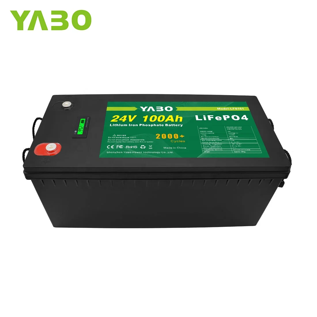 High Quality New Design for 24V 100Ah LiFePO4 Lithium Battery For Golf Carts Electric Vehicles