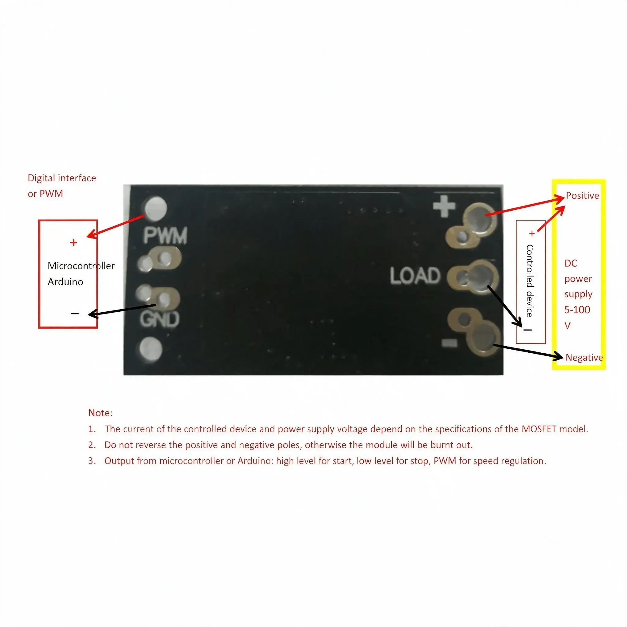 D4184 Isolated MOSFET Switch Module 40V 50A Replace‑Relay Compact Stable Switch Component For Circuit Control DIY Electronics