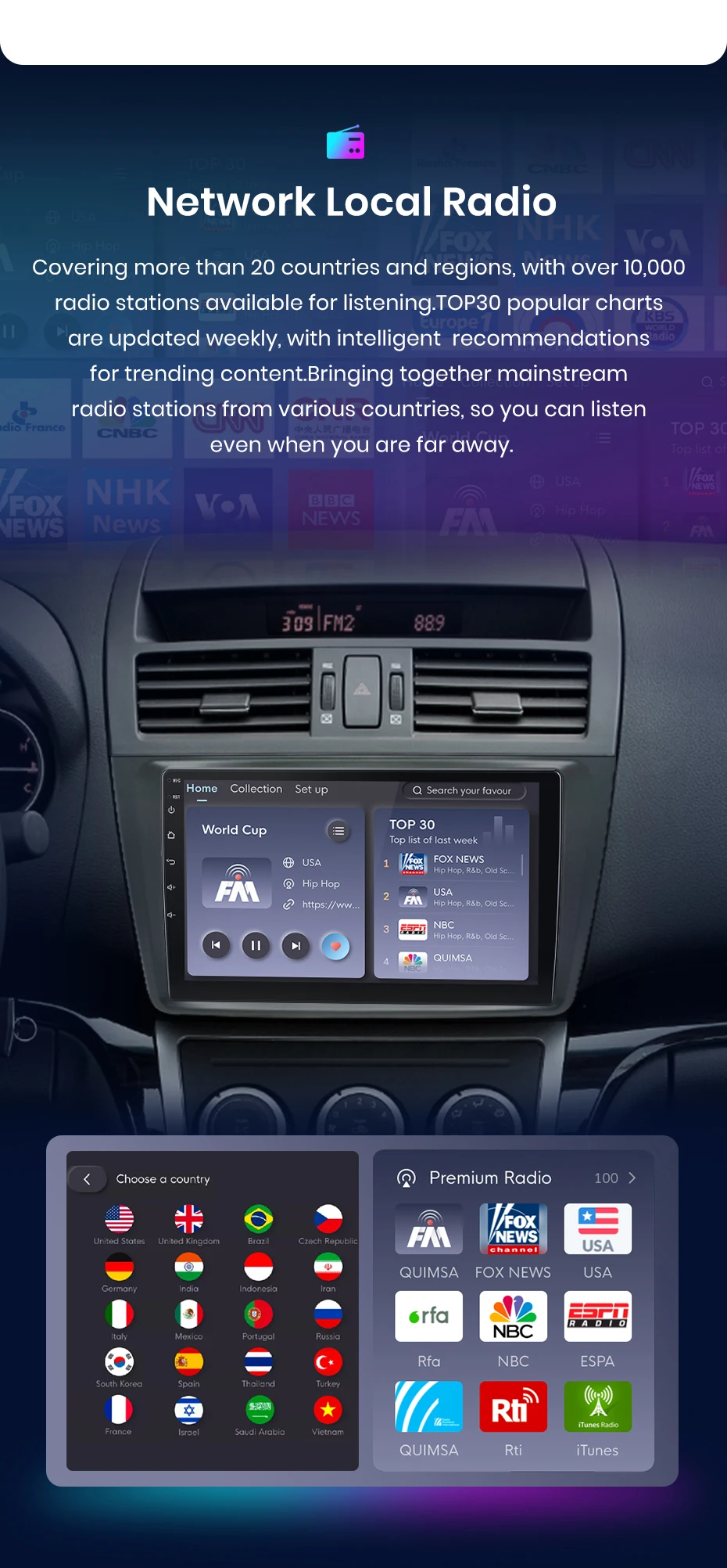 Junsun Carplay Android Auto Autoradio für Mazda 6 Rui Gh 2008 - 2015 GPS Intelligente Systeme Stereo Multimedia Autoradio – Detail 12