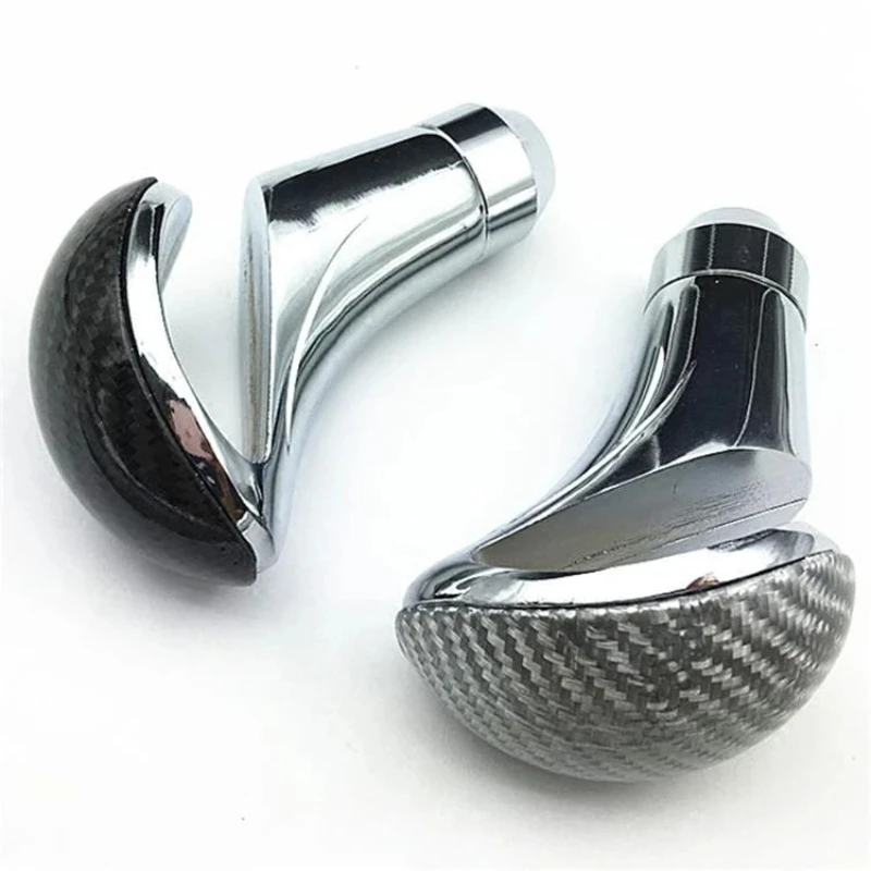 

Automobile universal gear head real carbon fiber metal modified handball