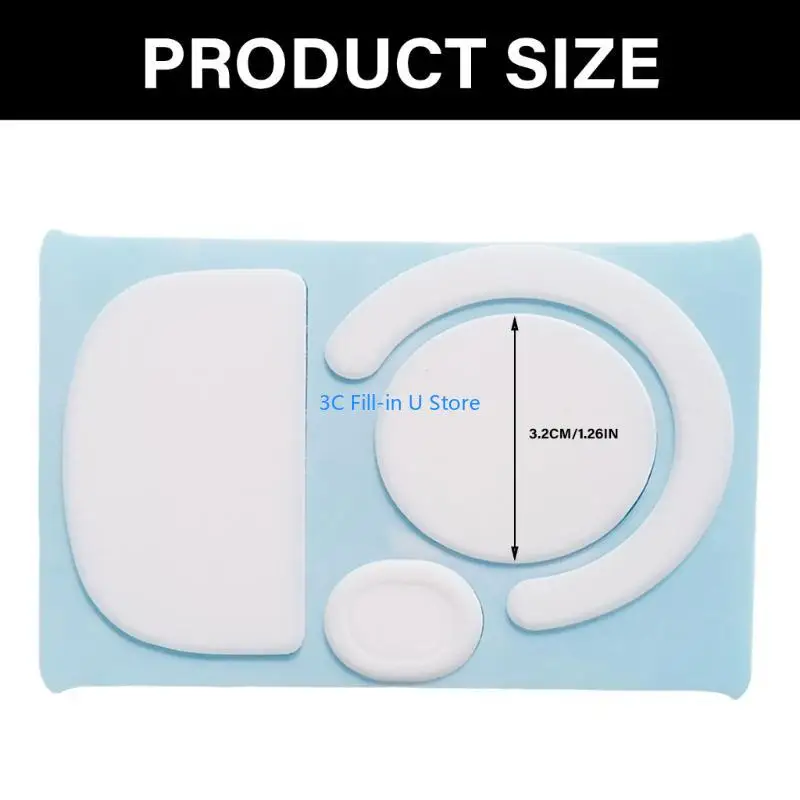 G8TA 1Set for GPROX Superlight Mouse Feet Sticker Mouse Skates Glides Curved Edges