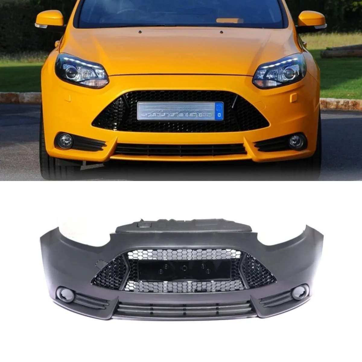 

Car Front Bumper Spoiler Guard Protector Cover Front Bumper Assembly For Ford Focus 2012-2014 Body Kit Car Accessories