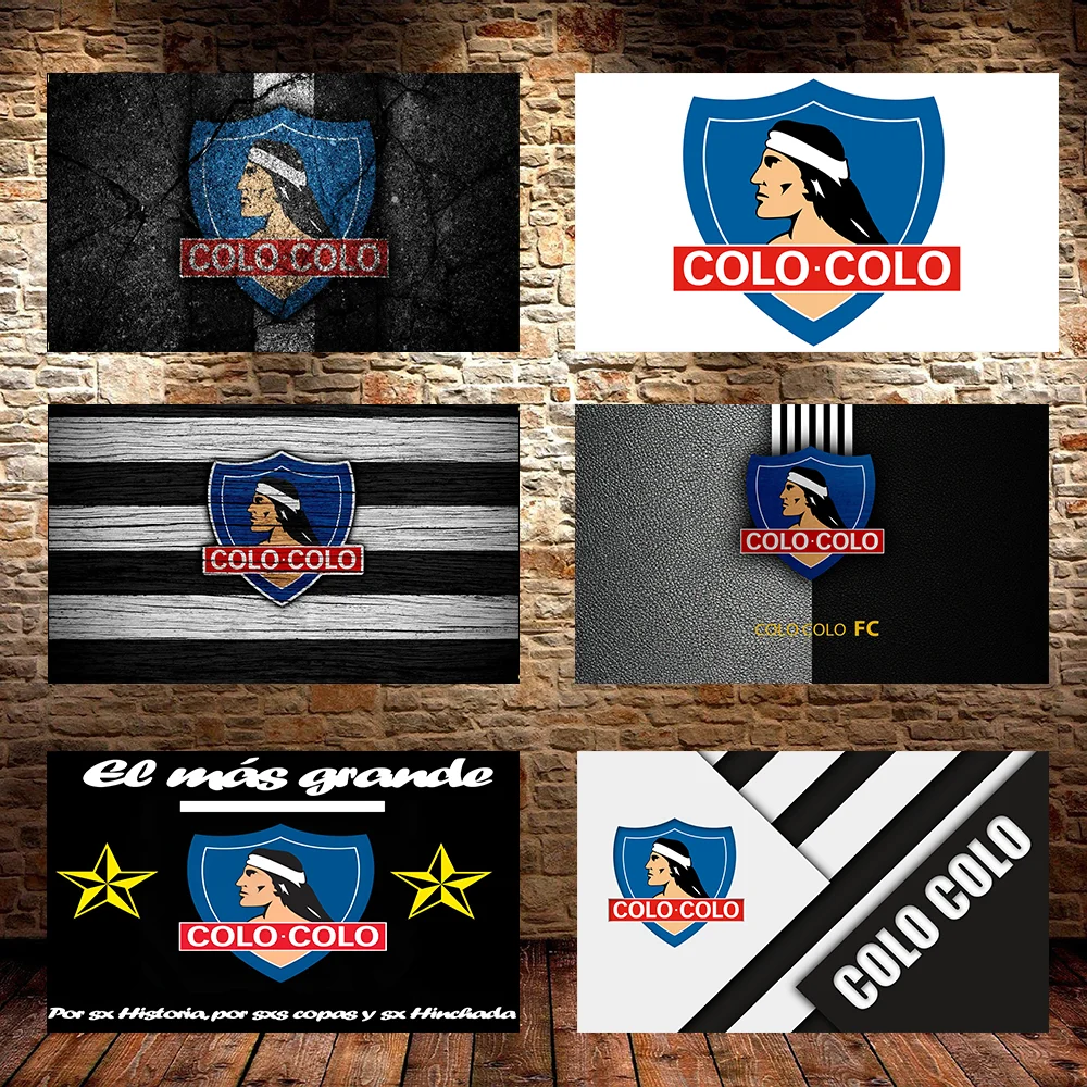 3x5Ft Chile Club Social Y Deportivo Colo-Colos Flag  Polyester Printed applicable to Home or Outdoor Decoration flag