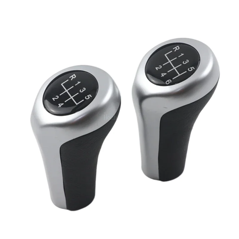 Fit For BMW 1 3 5 6 Series E30 E32 E34 E36 E38 E39 E46 E53 E60 E63 E83 E84 E90 E91 Car 5 6 Speed Leather Gear Stick Shift Knob