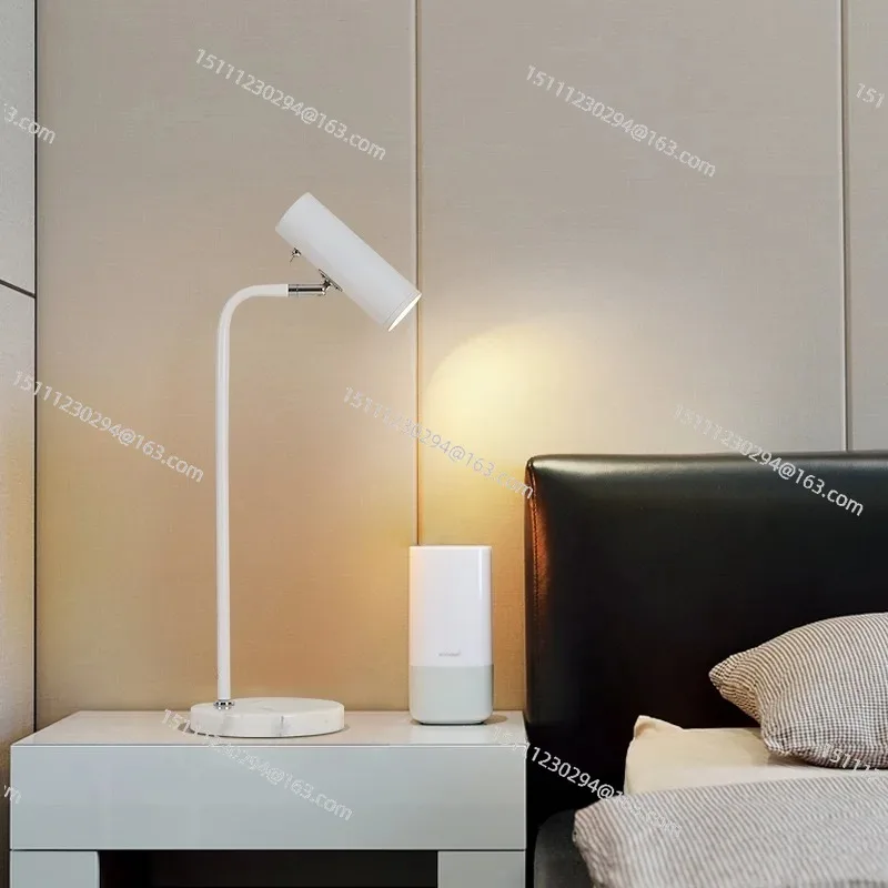 

Настольная лампа из мрамора для отеля, кабинета, спальни, прикроватная, защита для глаз, декоративная, для чтения, теплая, для рабочего стола