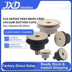 JXD PJG Series Vacuum Sucker PJG-6/8/10/15/20/25/30/35/S-A5 Mini PEEK NBR Silicone Anti Static Vacuum Suction Cup