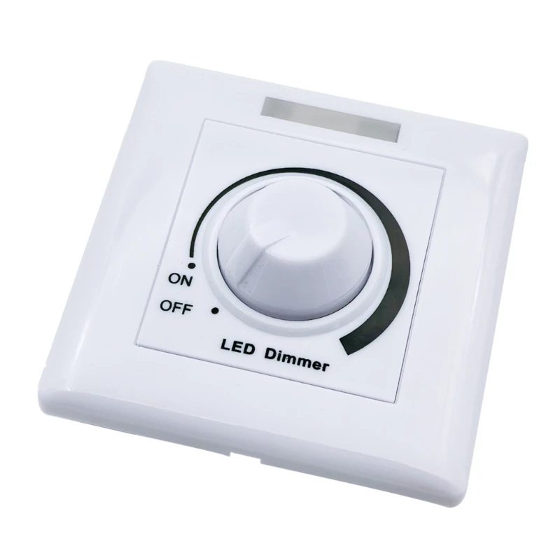 T21C Adjustable Switches Brightness Panel Controller 12V-24V LED Dimmer Continuous Dimming Rotary Knob Dimmer Switches Enduring