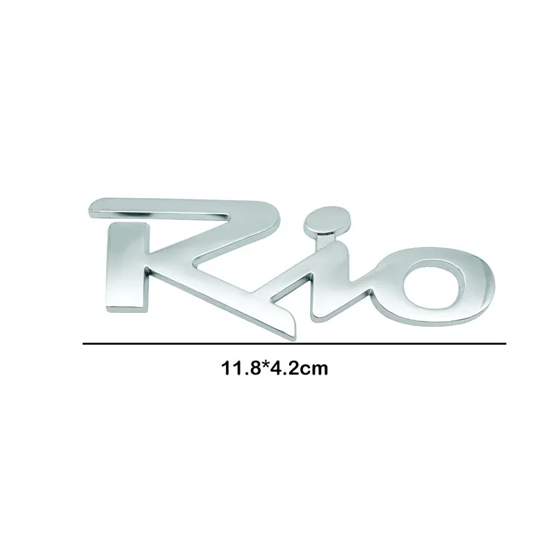 ثلاثية الأبعاد ABS سيارة ملصق رسالة شعار شارة سيارة الذيل الجانب ملصق مائي اكسسوارات لكيا ريو سبورتاج سيراتو الروح سورينتو سيارة ديكور #4
