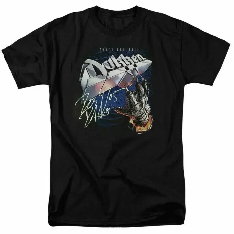 Tooth And Nail Dokken Band Black Cotton Size S 4Xl T Shirt Funny