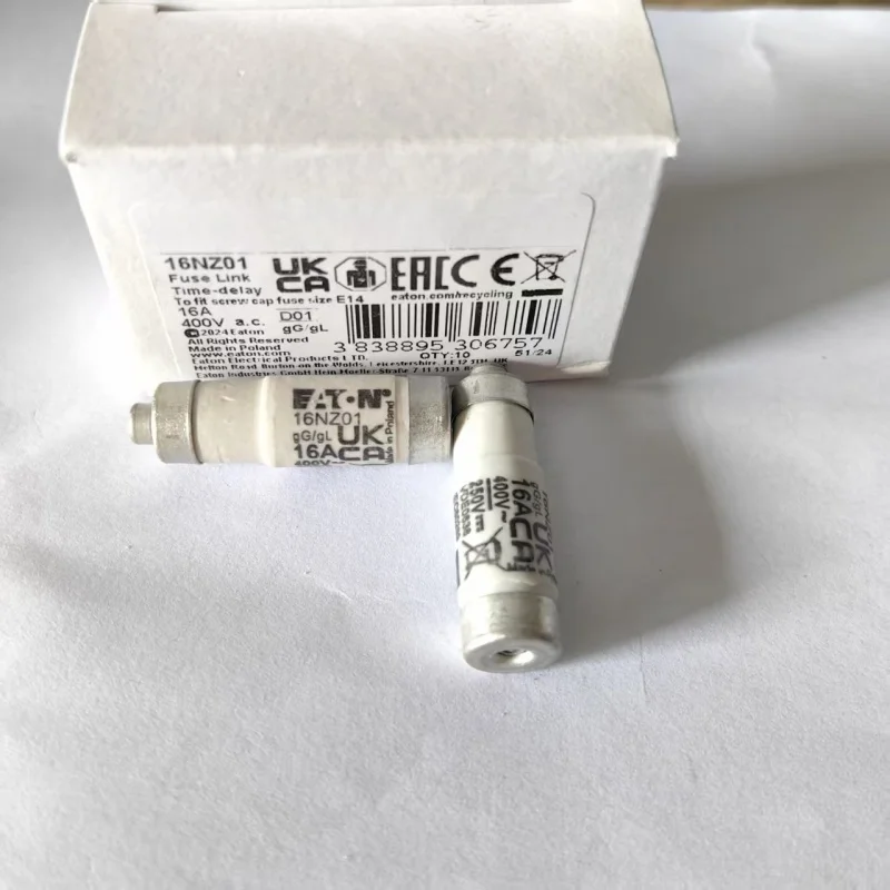 10 шт. новый оригинальный предохранитель 2NZ01 4NZ01 6NZ01 10NZ01 16NZ01 2A 4A 6A 10A 16A 400V Предохранитель для автобуса Eaton