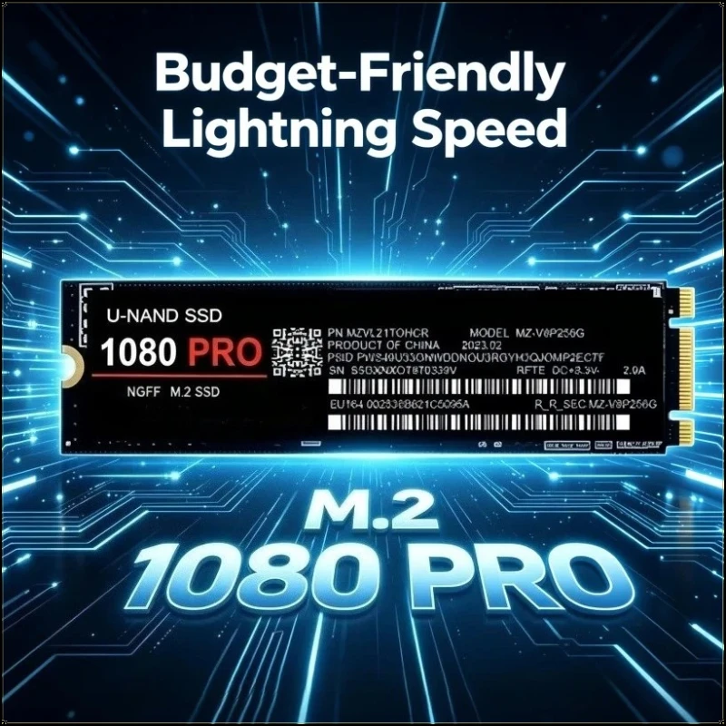 2026년형 오리지널 1080PRO PCIe 4.0 NVMe M.2 2280 SSD, 게이밍 및 생산성 향상을 위한 빠른 데이터 전송, 1TB, 2TB, 4TB 옵션 제공