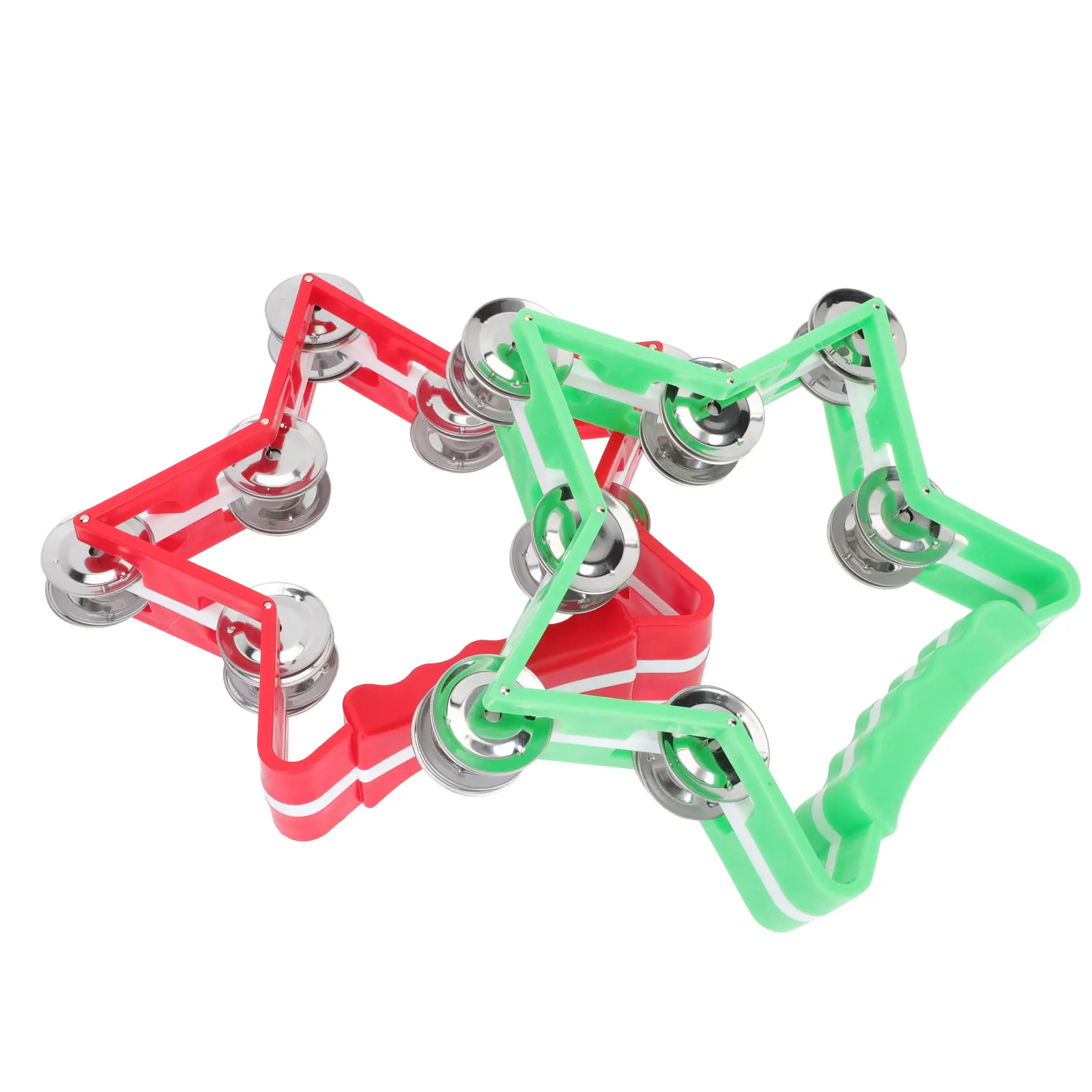 

Colorful Five-Pointed Star Hand For Baby Auditory Development Plastic Handbell Musical