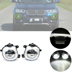 Fog Light For BMW X3 F25 2014 2015 2016 2017 Front Bumper Fog Light With LED Bulbs 63177317251 63177317252