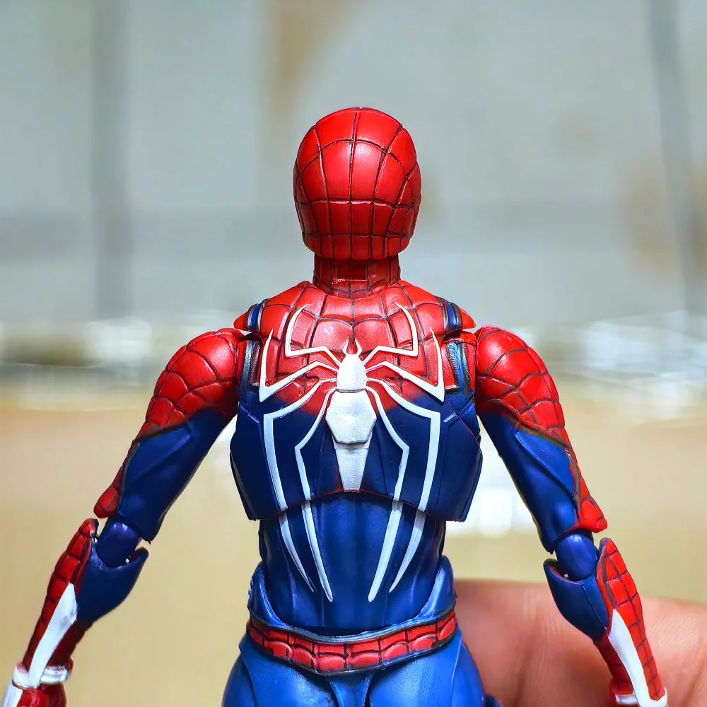 Hot PS4 Spider Hero Figure Avengers Action Figures Upgrade Suit Game Edition room decor Doll Toys For Boys Gift view 3