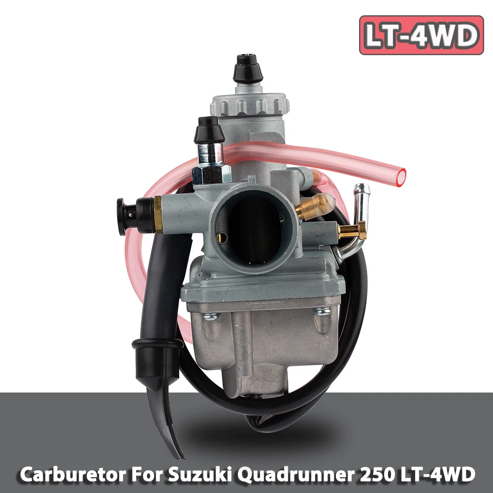 Motorcycle Carburetor Carb For Suzuki Quadrunner 250 1985-1987 LT-4WD LT 4WD 250cc Quad (Model H/J/K) 1987-1995 13200-19B02-000