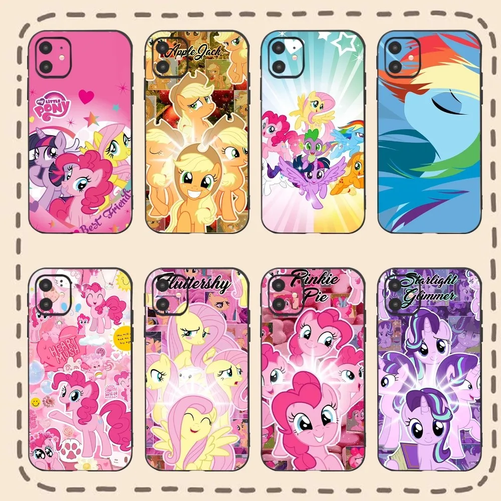 My P-Ponys L-Little Phone Case For Iphone 15 11 13 14 16 Pro Max 7 8 Plus X Xr Xs Max Se2020 12mini Cover Case