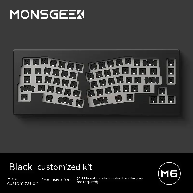 Monsgeek M6 Alice Mechanical Keyboard Kits Aluminium Alloy Hot Swap Dynamic Rgb Gaming Keyboard Gasket  Gamer Office