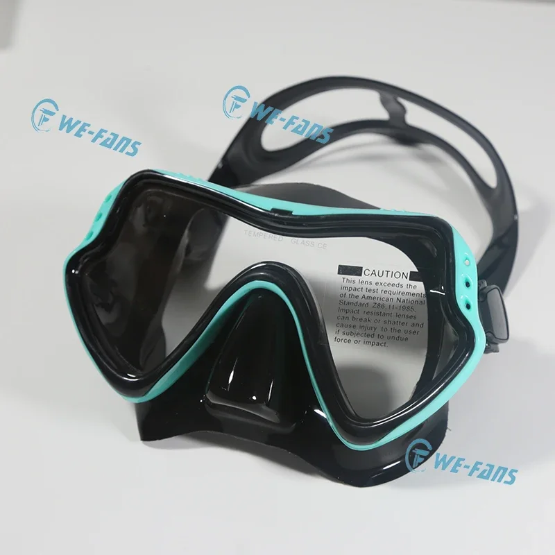 HD large frame anti-fog snorkeling goggles large field of vision men and women silicone swimming goggles snorkeling mask diving