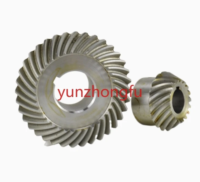 

2pcs/Set pair Spiral bevel gear C77+C96 For 3# 4# milling machinery lifting