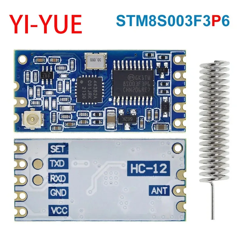 433Mhz HC-12 SI4463 Wireless Serial Port Module 1000m Replace Bluetooth NEW