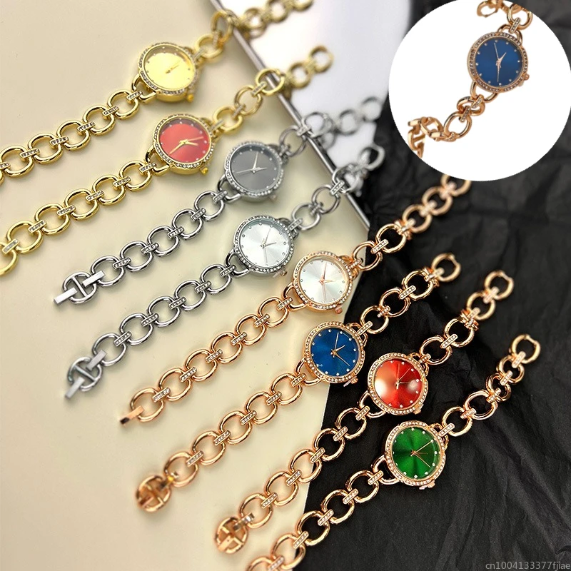 

Легкий роскошный женский браслет с бриллиантами, кварцевый корпус для часов со стальным ремешком, уникальные часы в японском стиле для женщин, Reloj 2025