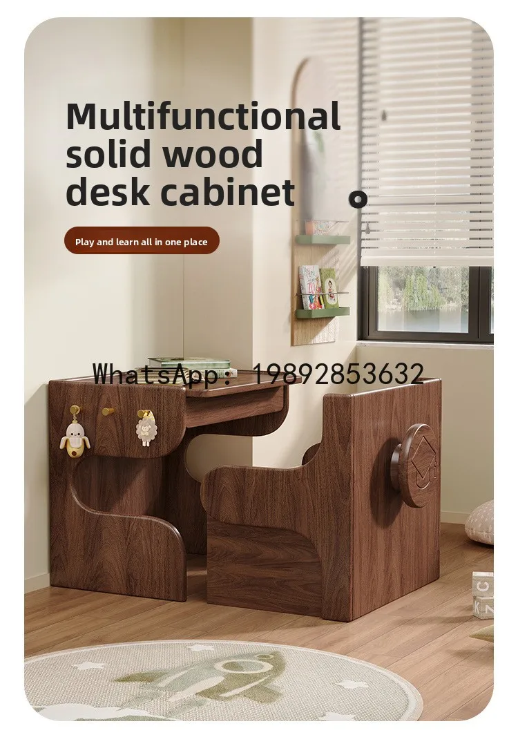 YFY Desk and Chair Set Baby Multi-Functional Toy Game Learning Writing Desk