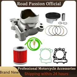 NEW Motorcycle Air Cylinder + Piston + Rings + Oil filter 77mm Cylinder diameter For KAWASAKI KXF250 KXF 250 2004-2008 2009-2016