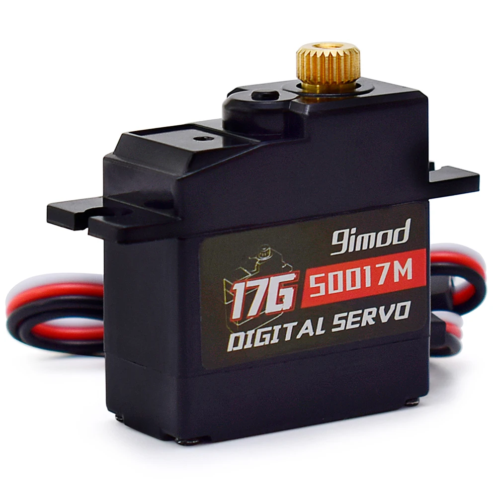 Servomotor Digital 9imod 9g 17g 15kg Servo de dirección de engranaje de Metal para coche RC 1:8 1:10 1:12 1:24