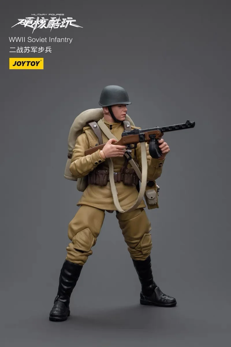 JOYTOY Dark Source Hardcore 1/18 figurki ii wojna światowa armia amerykańska radziecka piechota Wehrmacht Model wojskowy prezent żołnierz