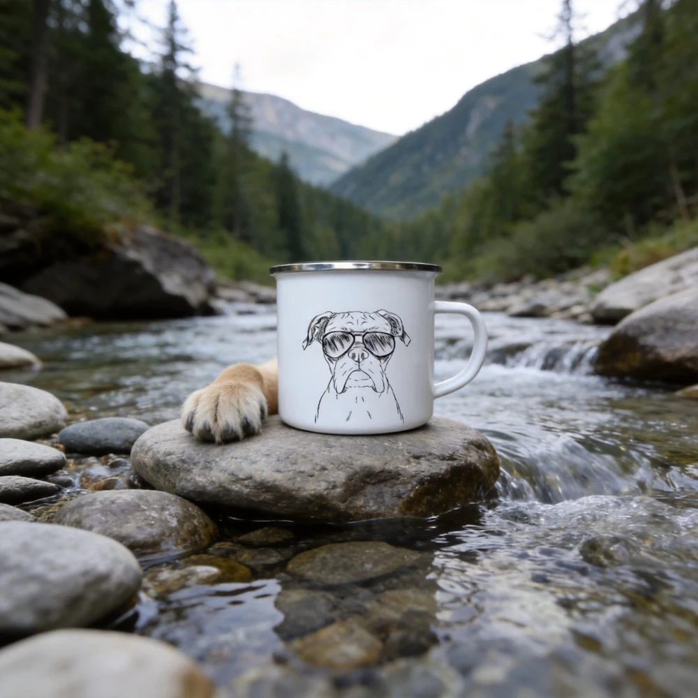 

Funny Glasses Dog Mug Original Coffee Cups Cup for Tea Teacup Beer Mugs Drinkware Rare Travel Cute Unusual Breakfast Beautiful