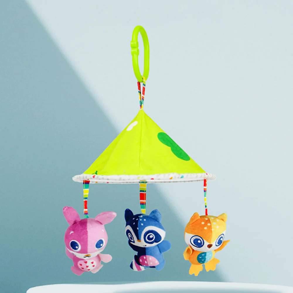Giocattolo di peluche infantile Animali dei cartoni animati Letto di peluche Bambola di avvolgimento Decorazione del letto del bambino