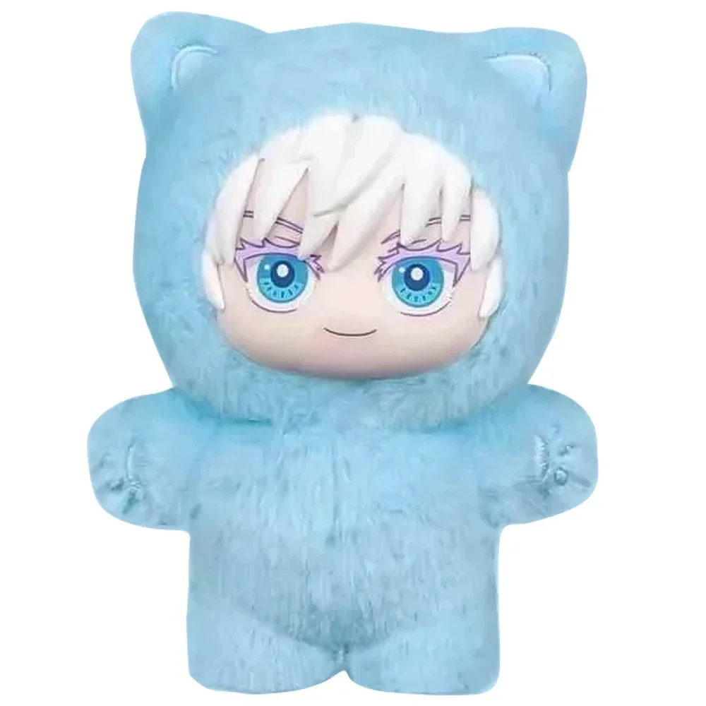 % % % genuino Eaki Jujutsu Kaisen Temporada 2 Cat Park Party Gojo Satoru caja ciega muñeco de peluche bolsa colgante modelo colección regalo