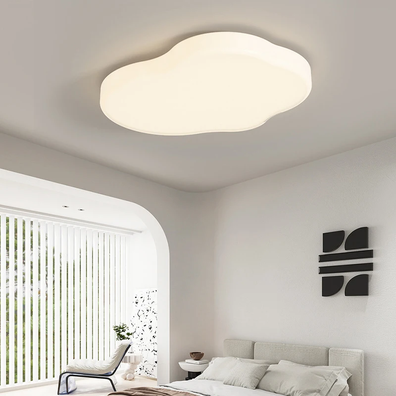 

Full Spectrum Living Room Simple Modern Cream Style Ceiling New Cloud Bedroom Eye Protection Lamp