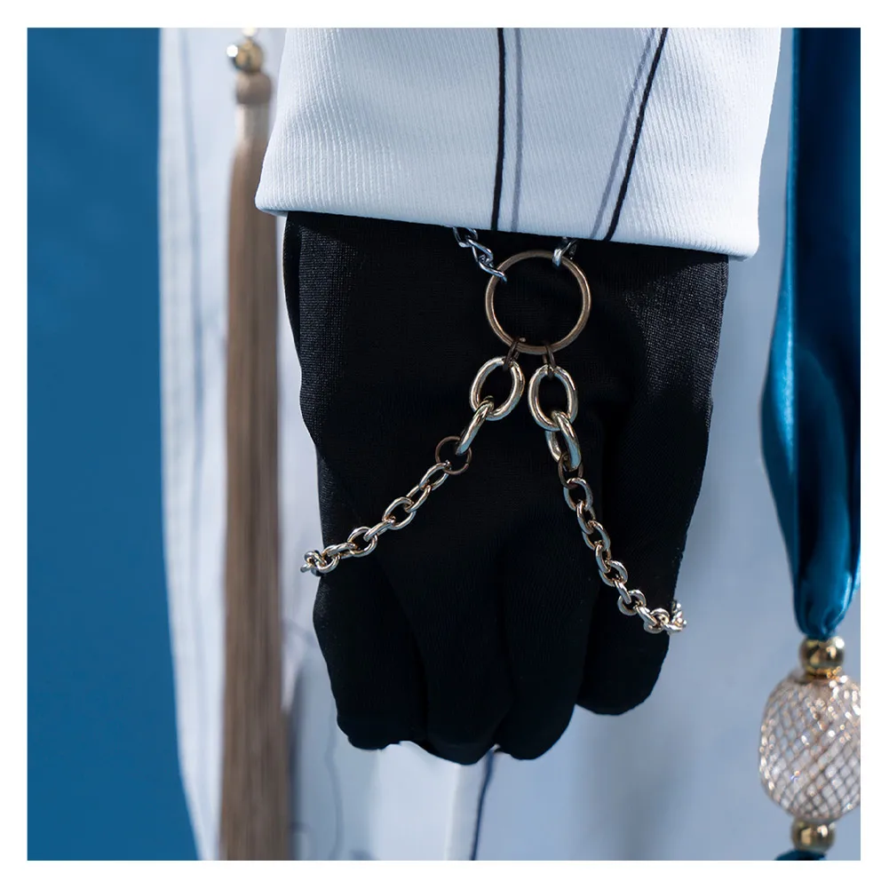 Honkai: ستار السكك الحديدية لوشا تأثيري حلي اكسسوارات ملابس هالوين كرنفال حفلة تنكر دعوى للكبار الرجال الذكور دور اللعب