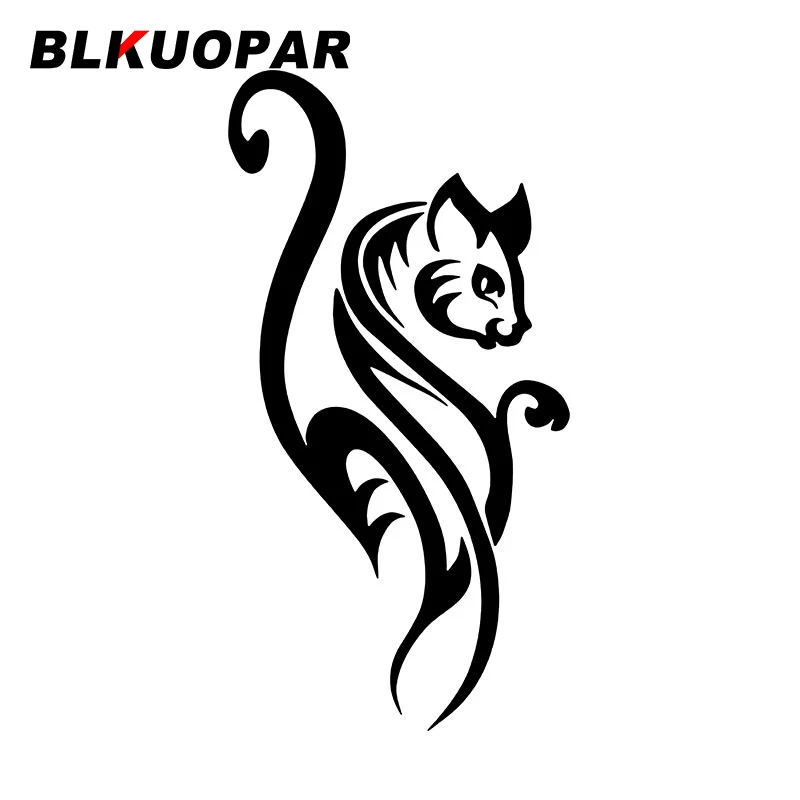 

BLKUOPAR Line Cat Animals Beautiful Car Stickers Graphics Personality Waterproof Decal Air Conditioner Windows Trunk Car Lable