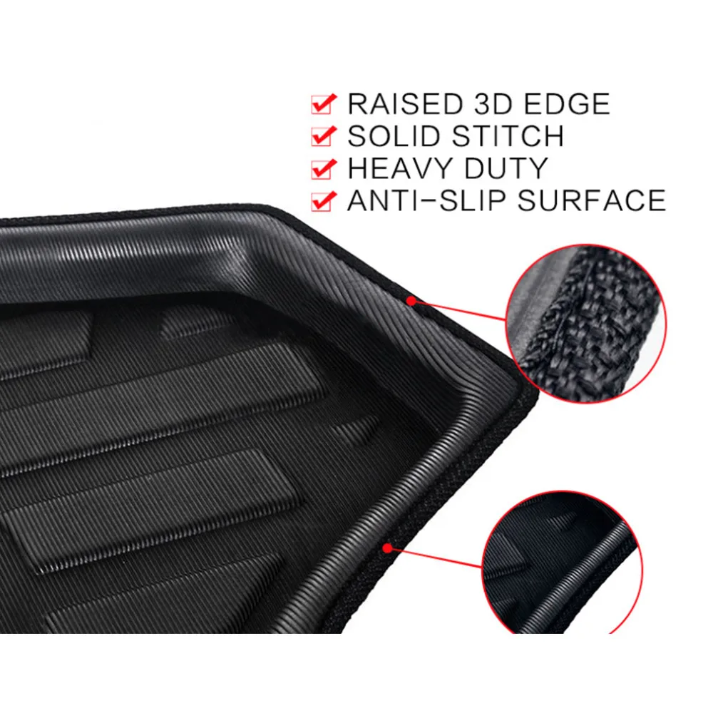 For Hyundai Sonata 9th 2015-2018 Car Trunk Mat Carpet Luggage Protection Cover Rear Trunk Cargo Liner Interior Accessories