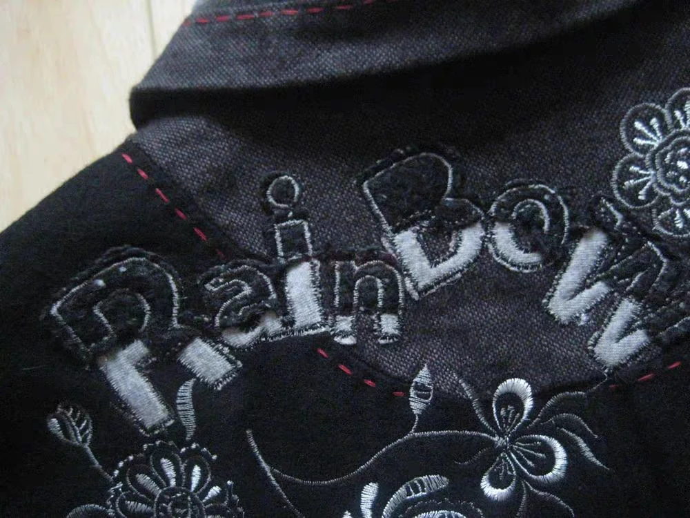 Foreign trade original single Spain uneven fashion wool sticker mother printed color button wool coat