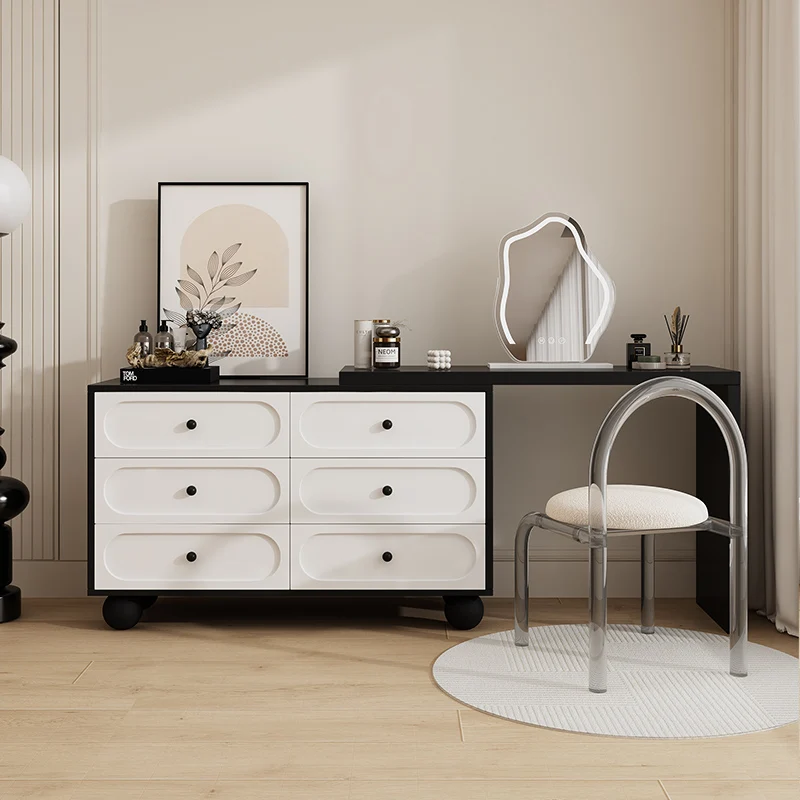 

European Design Vanity Table Simple Kawaii Corner With Mirror Vanity Table Modern Luxury Penteadeira De Maquiagens Furniture