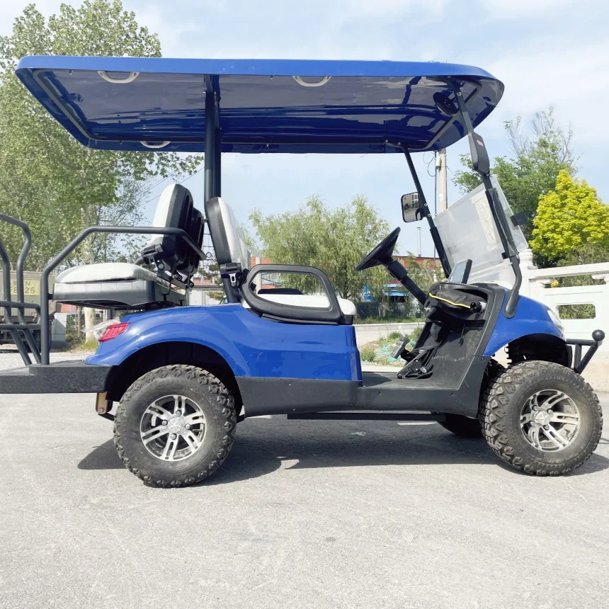

Four-Wheel Electric Golf Cart Gasoline Powered 300CC Gas Or Lead-Acid Battery And Lithium Battery Optional Powered Golf Cart