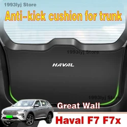 Car Mats For Great Wall Haval F7 F7x Anti-kick cushion for trunk Accessories All Weather Dustproof Protection Pad