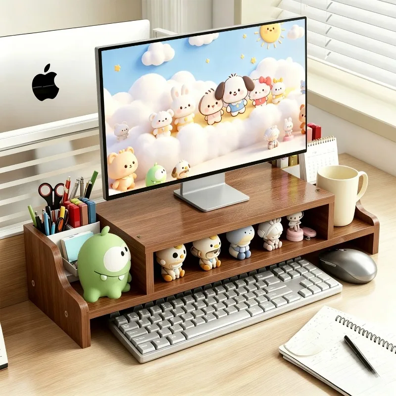 Organizer Wooden Office Storage Vinyl Display Stationery Washi Tape Desk Storage Pen Wax Scatola Portaoggetti Room Accessories