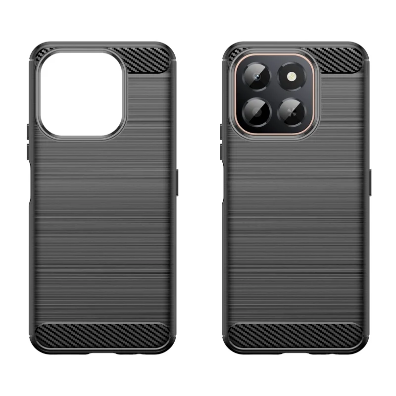 For Honor X6C Case Cover Huawei Honor X6C Capas New Shockproof Bumper Back Armor Soft TPU Silicone Carbon Fiber Fundas Honor X6C view 6