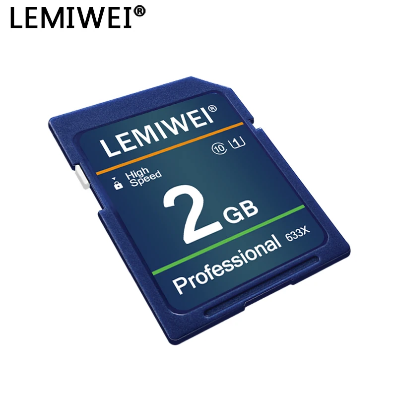 Camera SD Card 256MB 512MB 1GB 2GB High Speed Class 10 U1 Professional 633X SD Card UHS-I LEMIWEI Memory Card For Camera