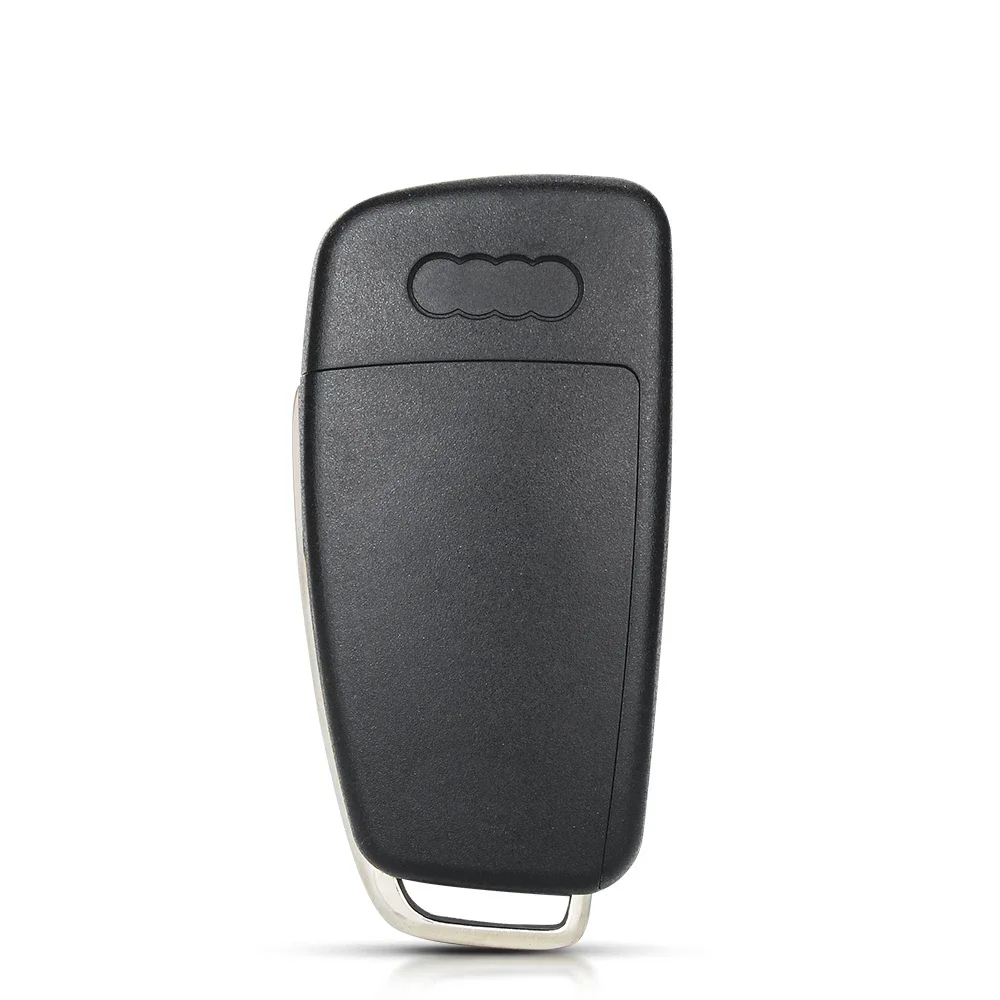 KEYYOU 10PCS NEW For Audi A2 A3 A4 A6 A6L A8 Q7 TT 2008 2009 2010 2011 Key Fob Case Folding Remote Flip Car Key Case Shell