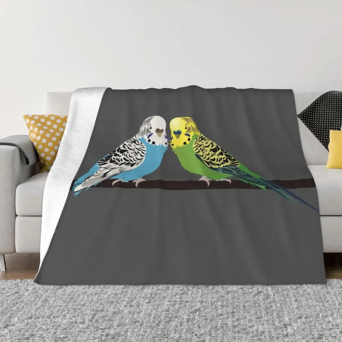 

Плед Budgies, движущиеся пушистые мягкие одеяла