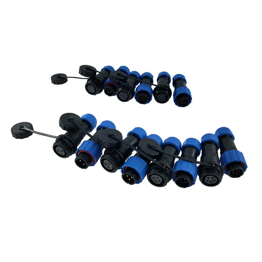 SP16 IP68 방수 2,3,4,5,6,7,9 핀 및 소켓 인라인 커넥터 항공용 남성/여성 항공 케이블 커넥터 소켓