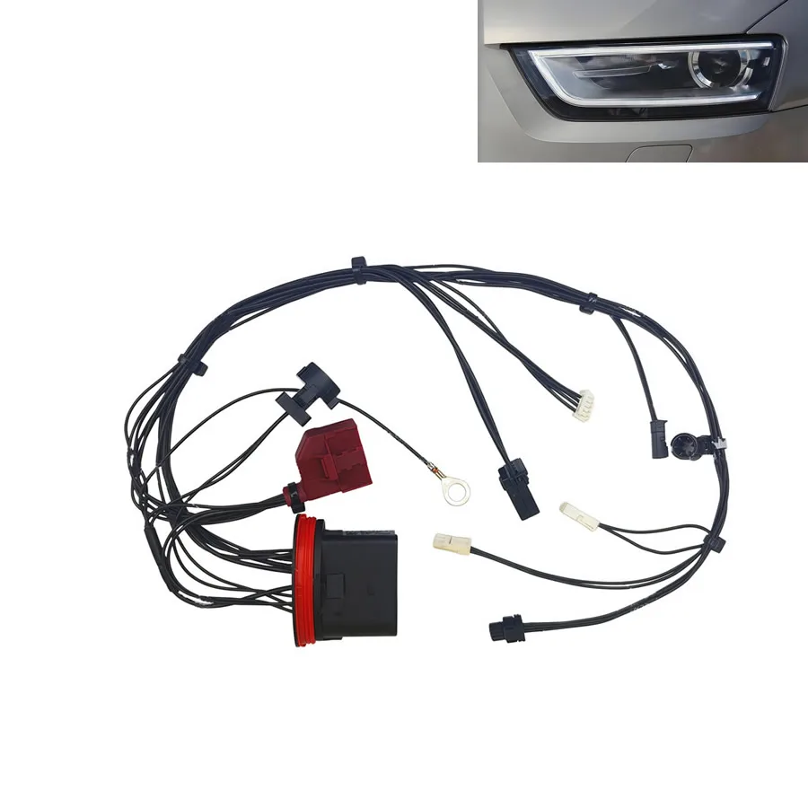 For Audi Q3 2013 2014 2015 2016 Headlight Wiring Harness Headlamp Internal Wire Harness Plug No AFS